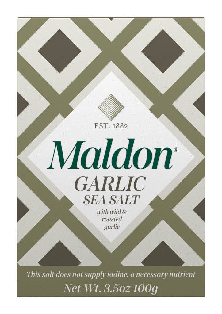 Gourmet Food Solutions, Inc. - Wholesale Salt - GARLIC Sea Salt by Maldon, 100g6