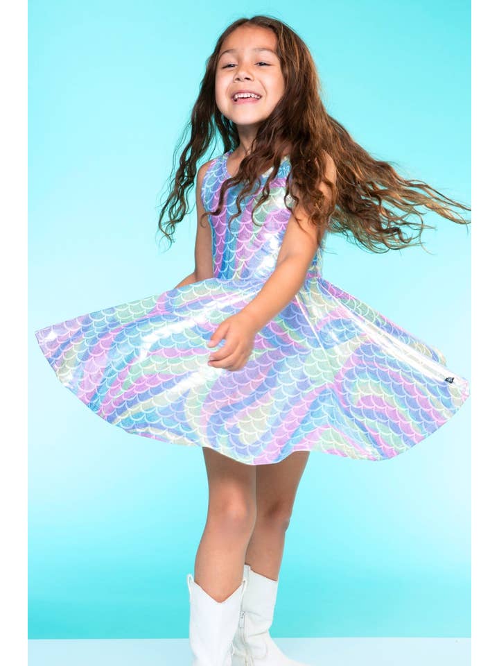 PixieLane - Wholesale Dress - Kids - Glitter Tank Super Twirl Dress9