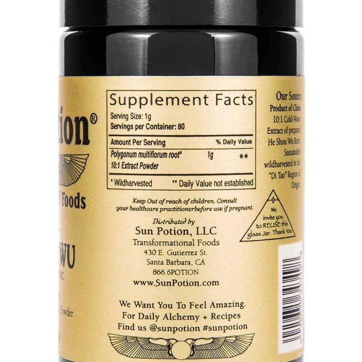 Sun Potion - Wholesale Protein/Superfood Powder - He Shou Wu (Wildcrafted)6