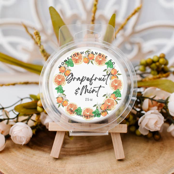 Honeydew Candle Co. – wholesale Wax melt – Grapefruit Mint Wax Melt0