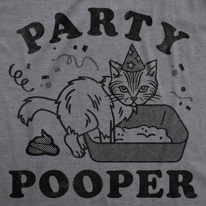 Party Pooper Cat Women's T Shirt for wholesale on Faire1