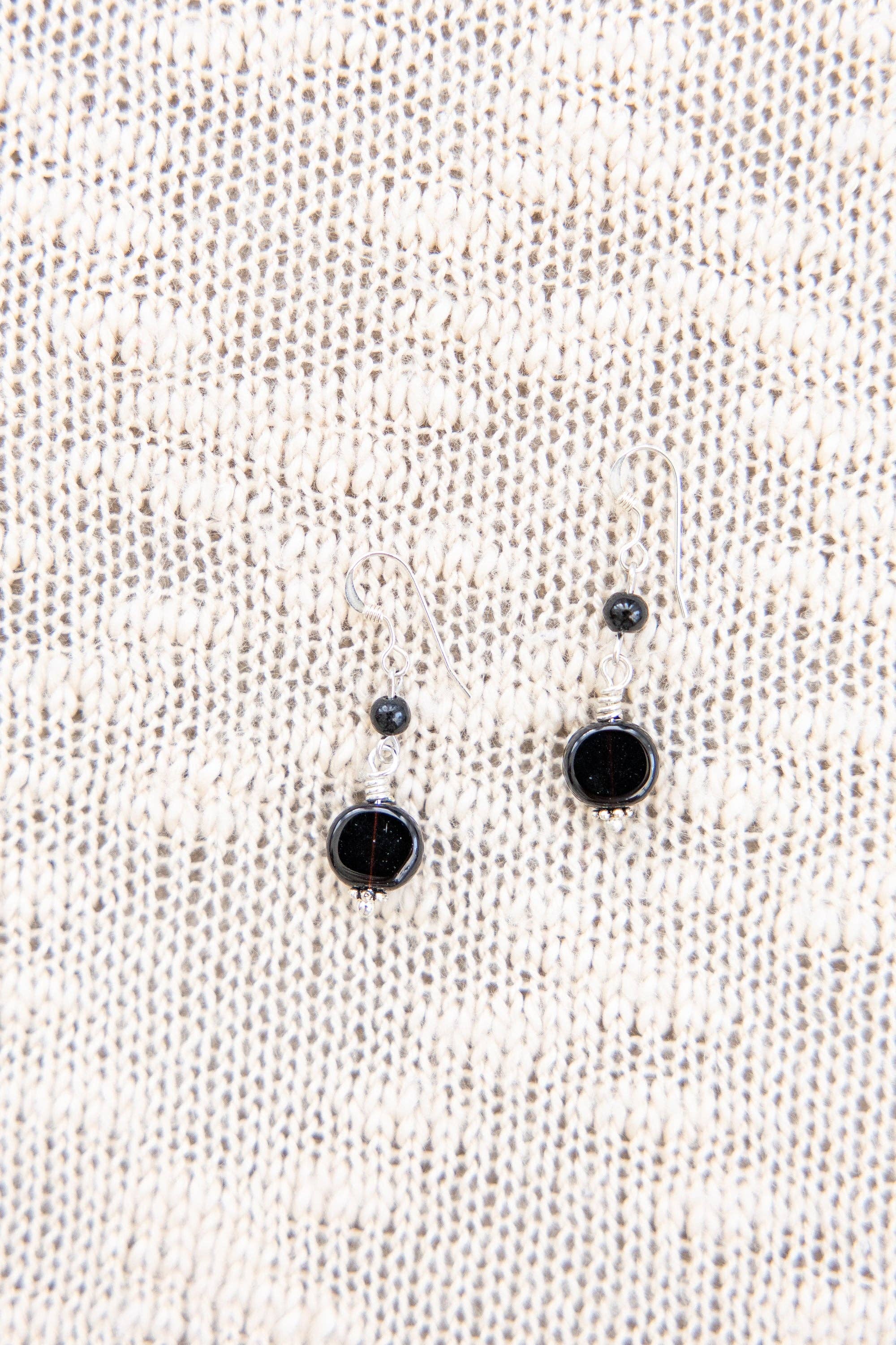 Rahab's Rope - Wholesale Dangle Earrings - Onyx Storms1