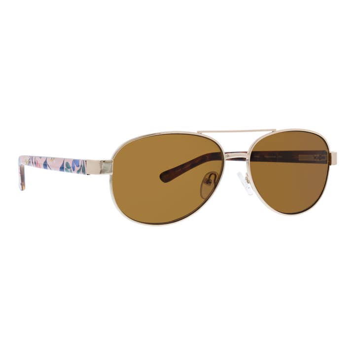 Vera Bradley Eyewear - Vente Lunettes de soleil – femme - Emlyn : Paradise Coral - Lunettes de soleil de lecture bifocales polarisées