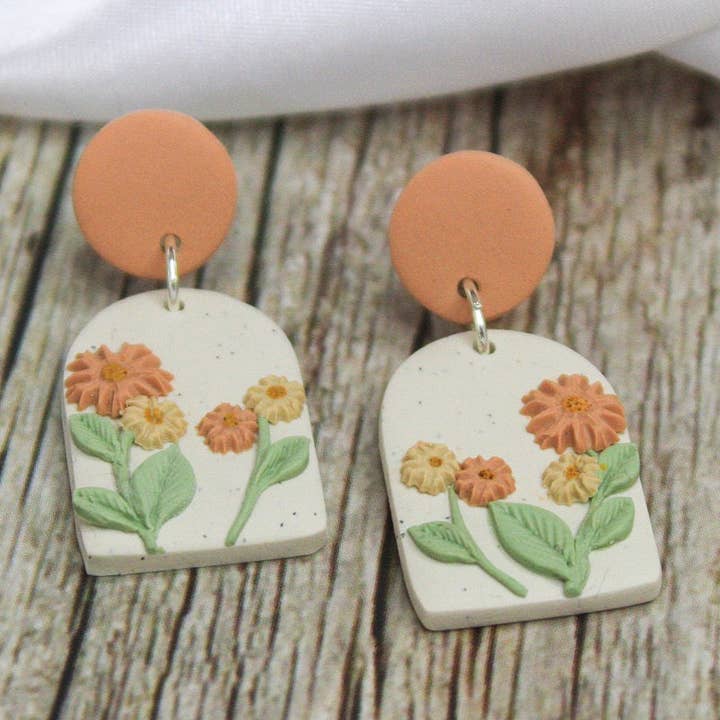 Wildflower Arch Earrings | Classic for wholesale by Arias Design Co