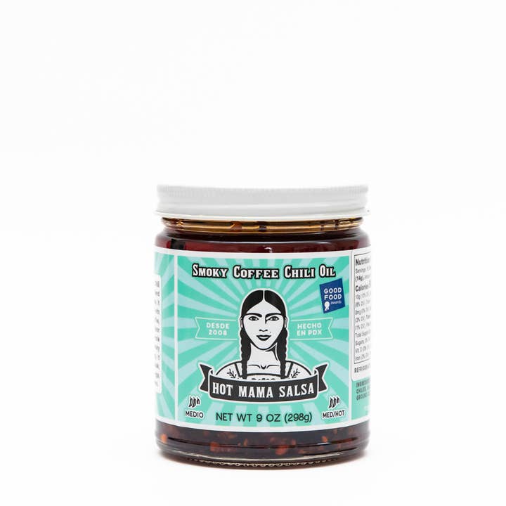 Smoky Coffee Chili Oil for wholesale by Hot Mama Salsa