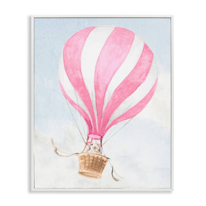 Stupell Industries - Wholesale Wall sign - Rabbit in Pink Balloon - Framed Wall Art19