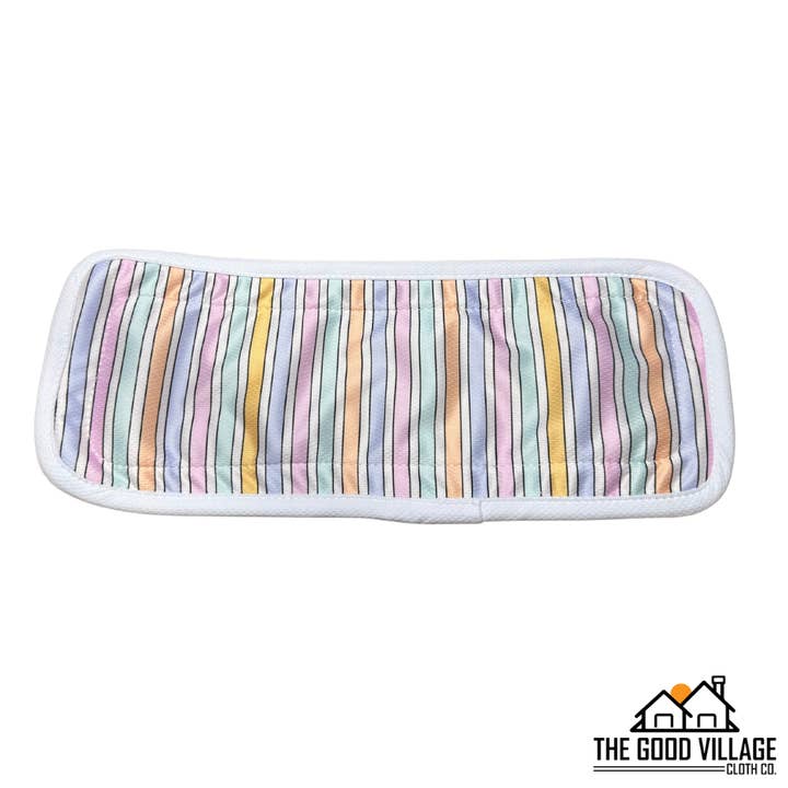 The Good Village Cloth Co + Market - Wholesale Diaper (Cloth) - Baby - Bamboo Booster | Single | Sun-Kissed Stripes1
