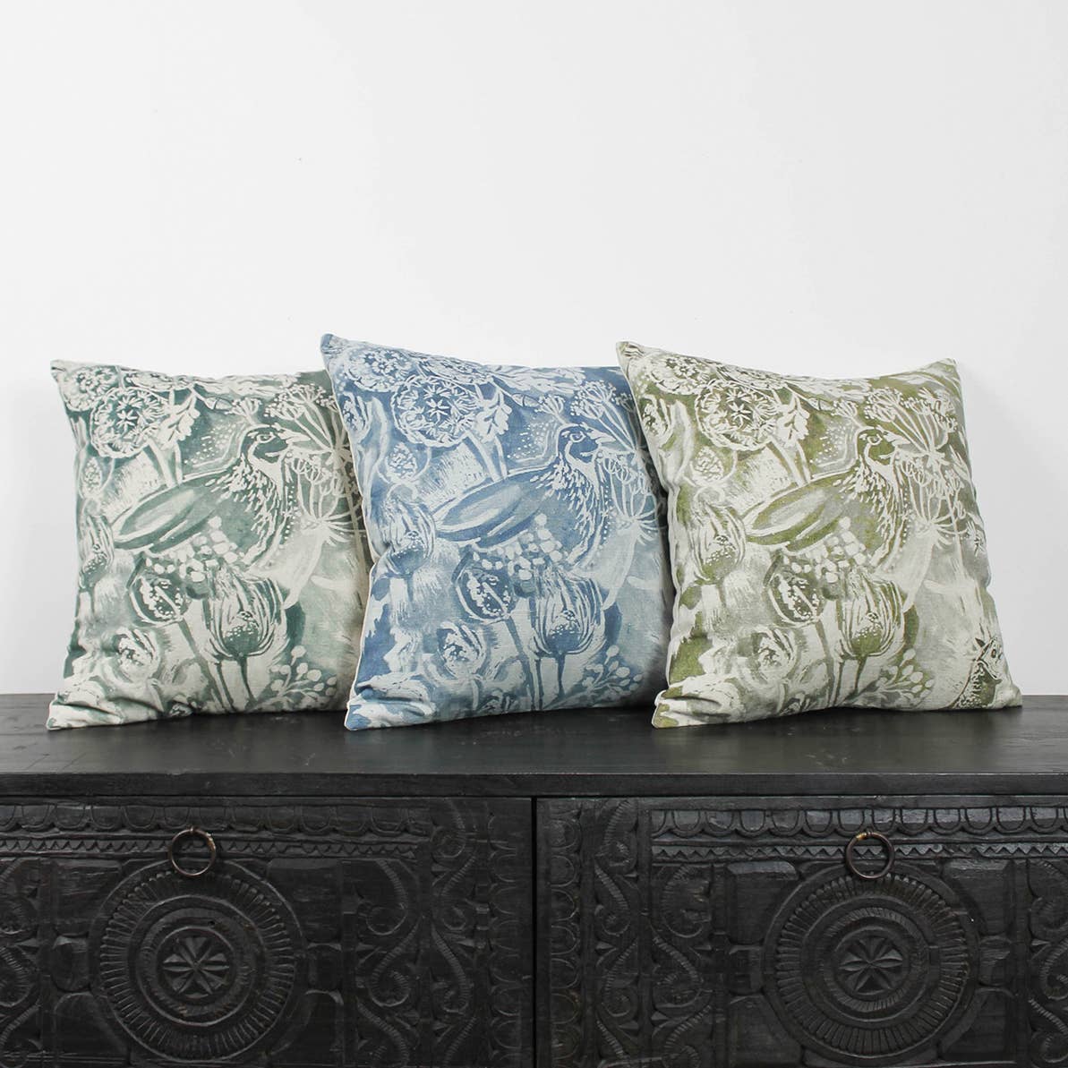 HomArt – wholesale Throw/decorative pillow – Madera Cotton Pillow, Moss Green3