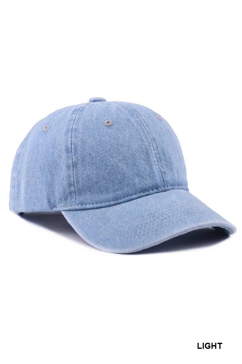 Vanilla Monkey – wholesale Baseball cap – Unisex – Denim Washed Cap5