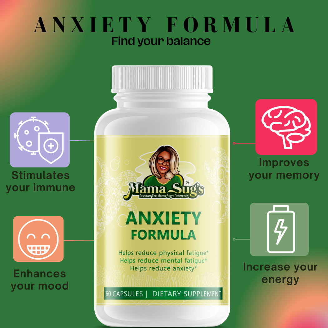 Mama Sug's – Suplemento/vitamina oral por atacado – Fórmula de ansiedade4