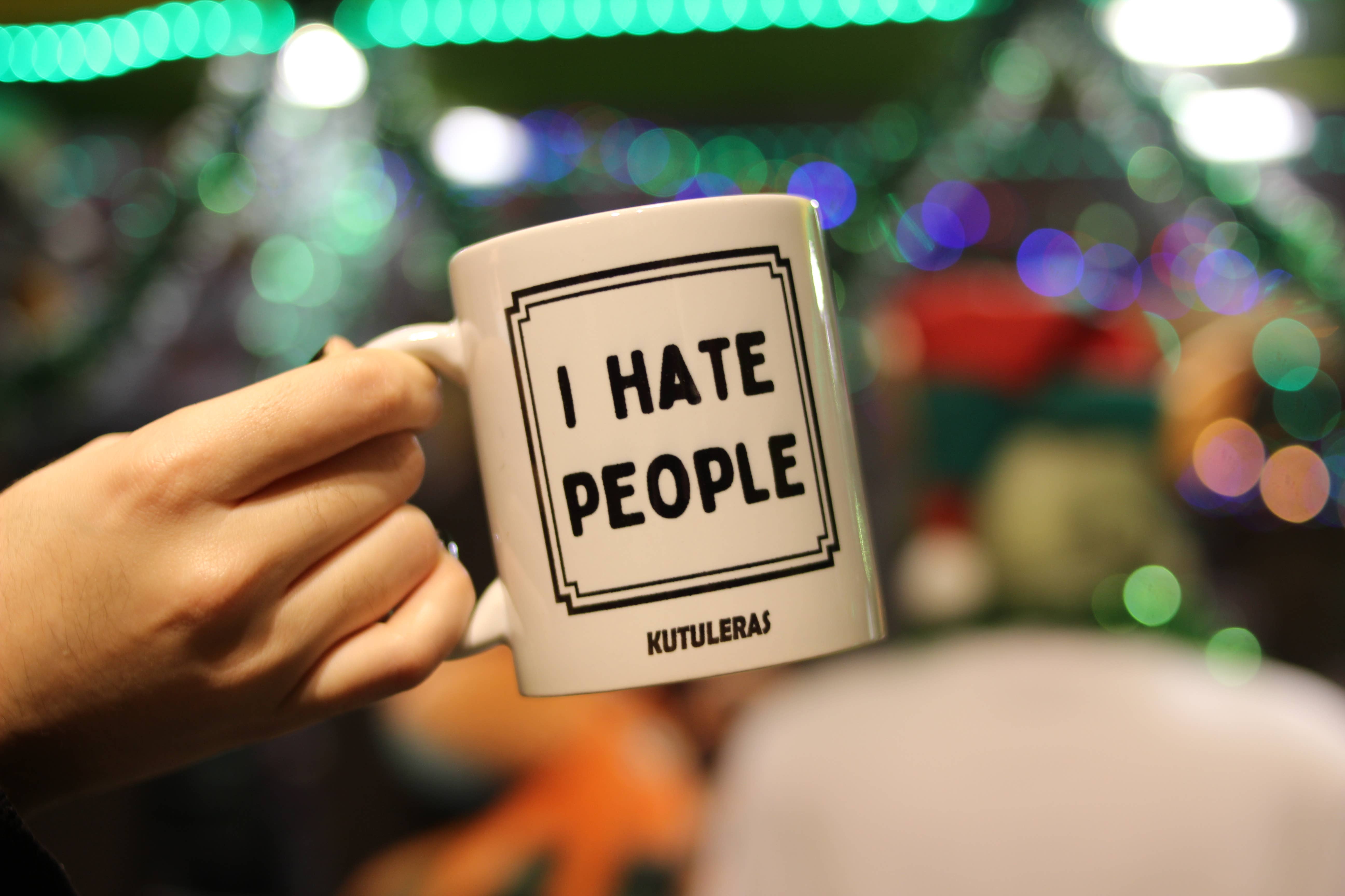 Kutuleras - Wholesale Coffee Mug - Hate people mug rude Sarcastic Gift punk message6