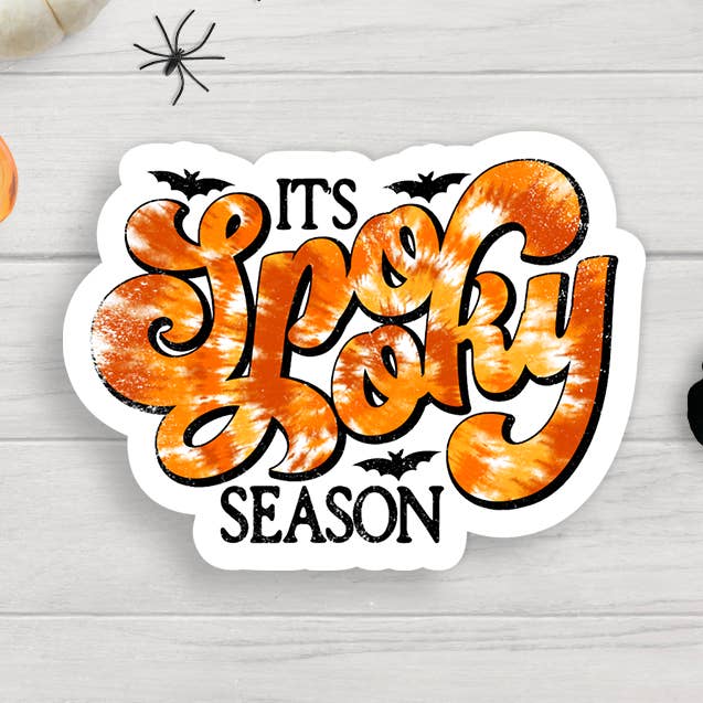 It's Spooky Season Vinyl Sticker, Halloween Sticker for wholesale by Expression Design Co