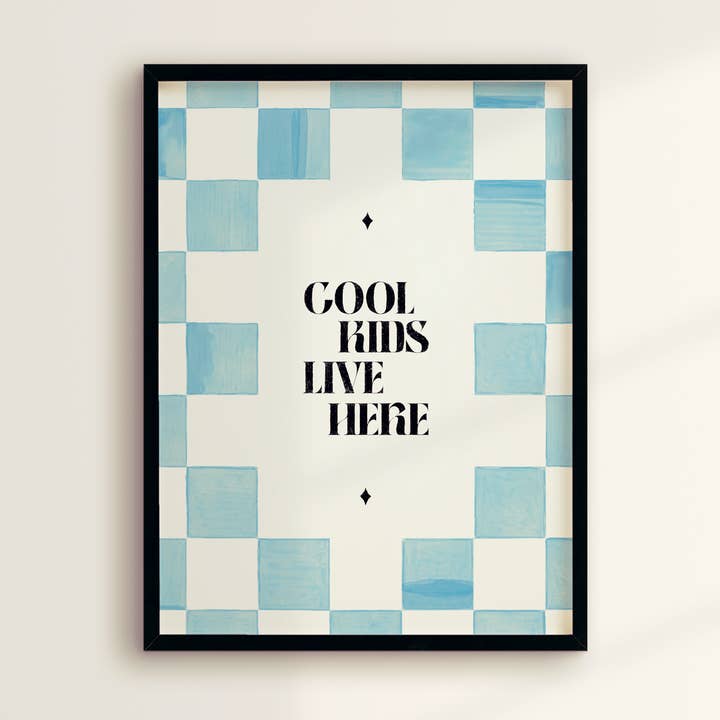 Art print "COOL KIDS" för wholesale av French Pair