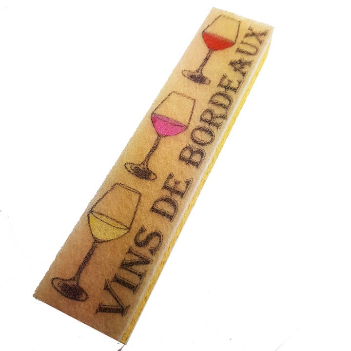 CLEANING SPONGE FOR FLUETS FV7-BURGUNDY for wholesale by IDEPONGES