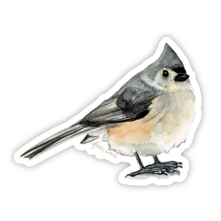 Tufted Titmouse / Vinyl Sticker and other Purchase Wholesale titmouse. Free Returns & Net 60 Terms on Faire trending on Faire.