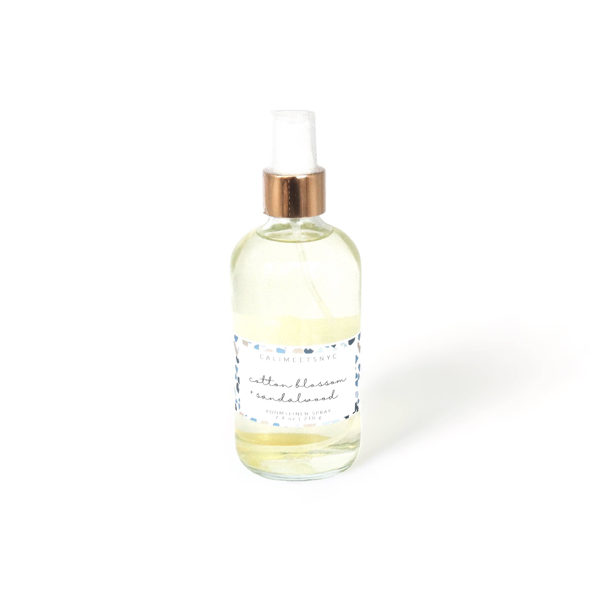 Cali Meets NYC - Wholesale Room & Linen Spray - Cotton Blossom + Sandalwood Room + Linen Spray