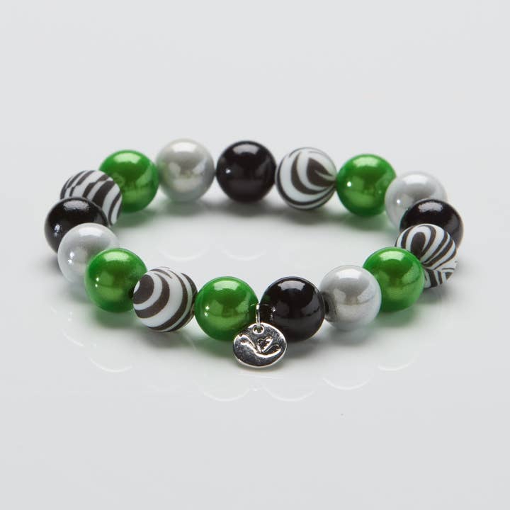 Savanna Green Pearl Bracelet for wholesale by Ella in Love