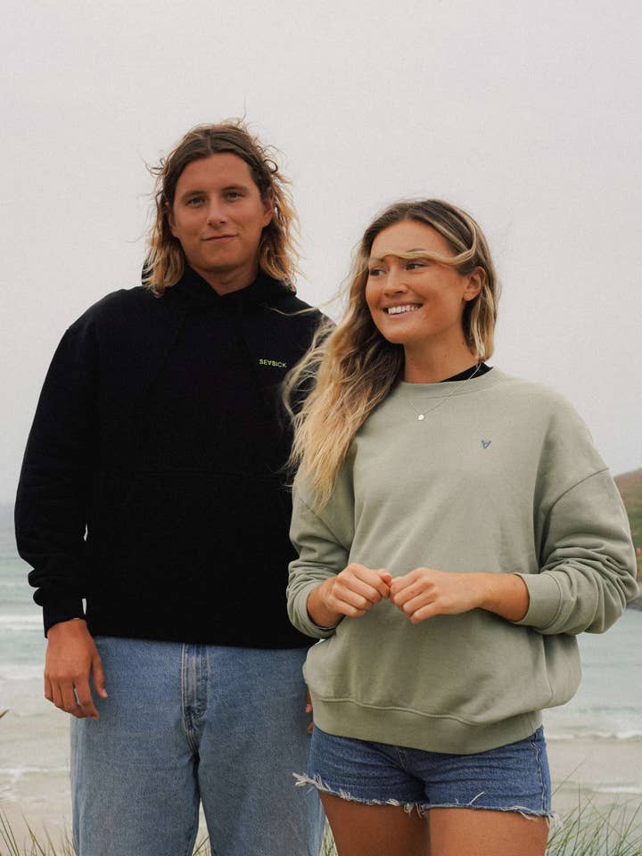 SEASICK - Wholesale Graphic Sweatshirt - Unisex - BECOME THE OCEAN - ORGANIC COTTON UNISEX TEE3