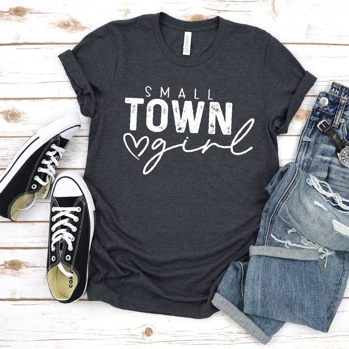 Southern Attitude Designs Inc - Wholesale T-Shirt (Graphic) - Women's - Small Town Girl0
