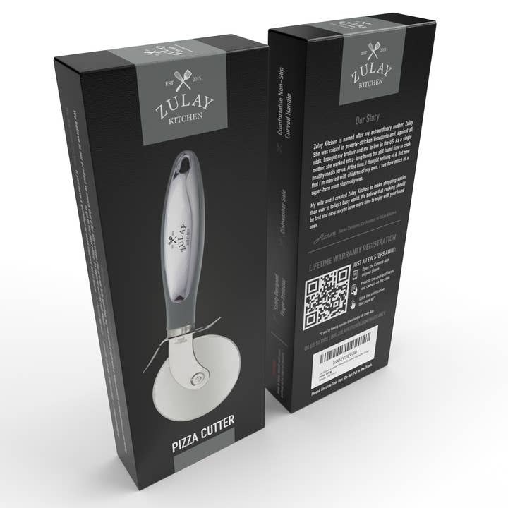 Zulay Kitchen - Wholesale Pizza Wheel - Stainless Steel Pizza Cutter Wheel