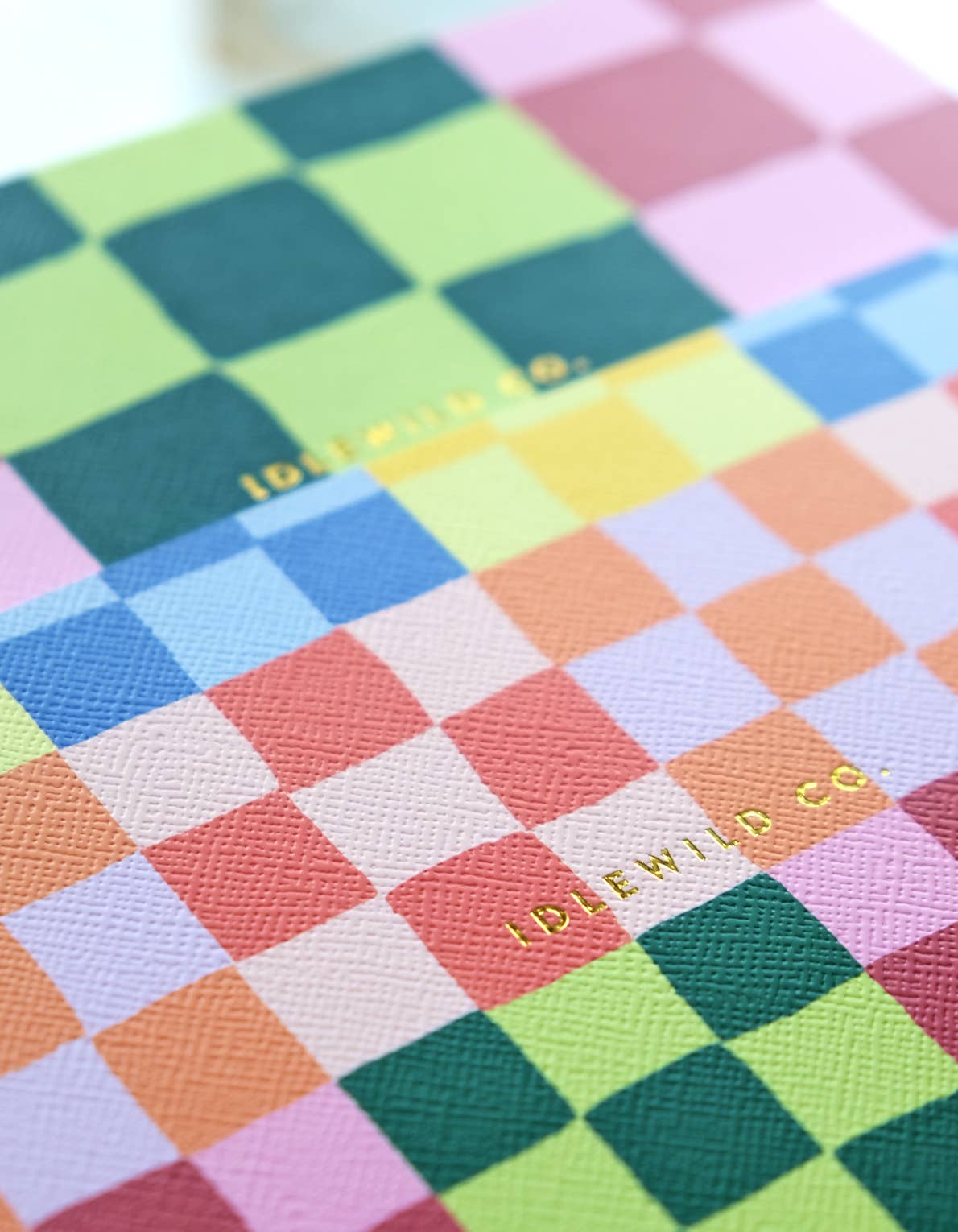 Idlewild Co. – wholesale Notebook – Notebook Duo | Rainbow Check 1