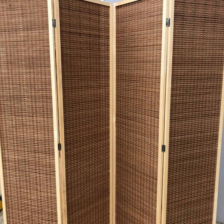 everythingbamboo - Wholesale Room Divider - 4-Leaf Folding Screen Both Sizes Bamboo Panels Privacy Screen Room Divider5