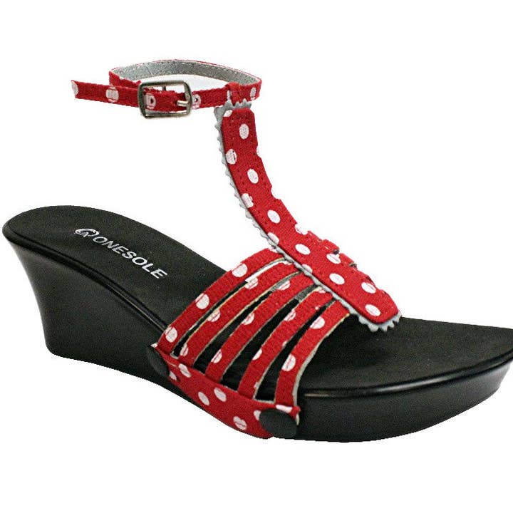 Top Betty à pois rouges pour la vente par Onesole