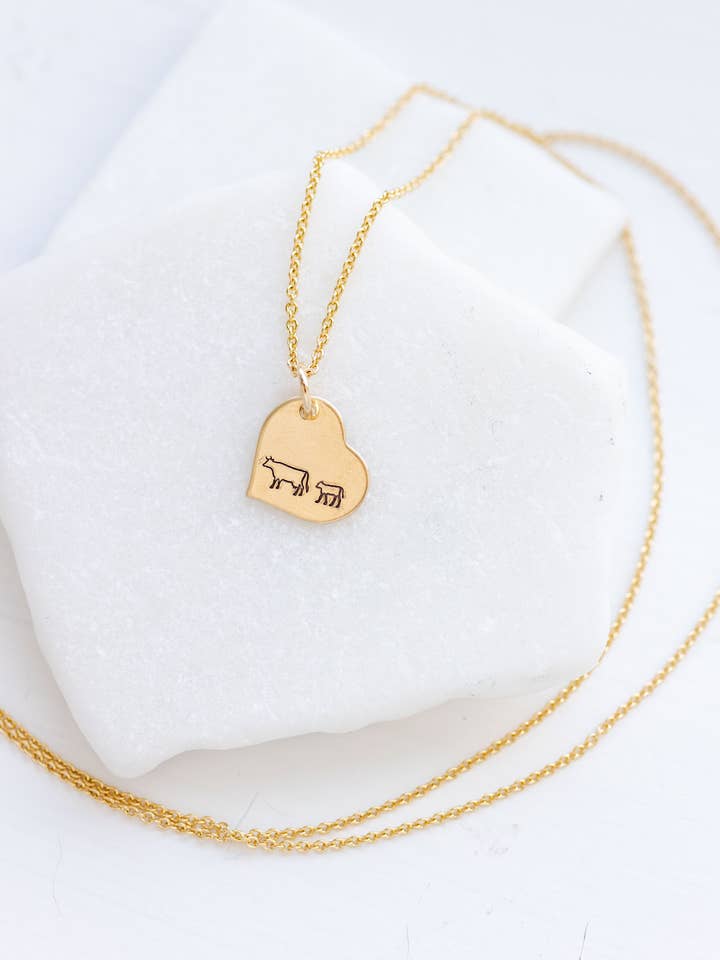 Colar de Vaca Mãe e Bebé por atacado de Rachelle-isms