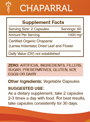 Secrets Of The Tribe - Wholesale Oral Supplement/Vitamin - Chaparral Capsules3