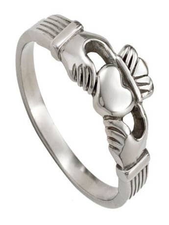 Stainless Steel Claddagh Ring for Men-9mm for wholesale by Just Mens Rings