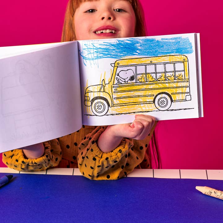 OOLY - Wholesale Coloring & Activity Book - Kids & Baby - OOLY x Peanuts: Snoopy School Coloring Travel Kit (9 Crayons6