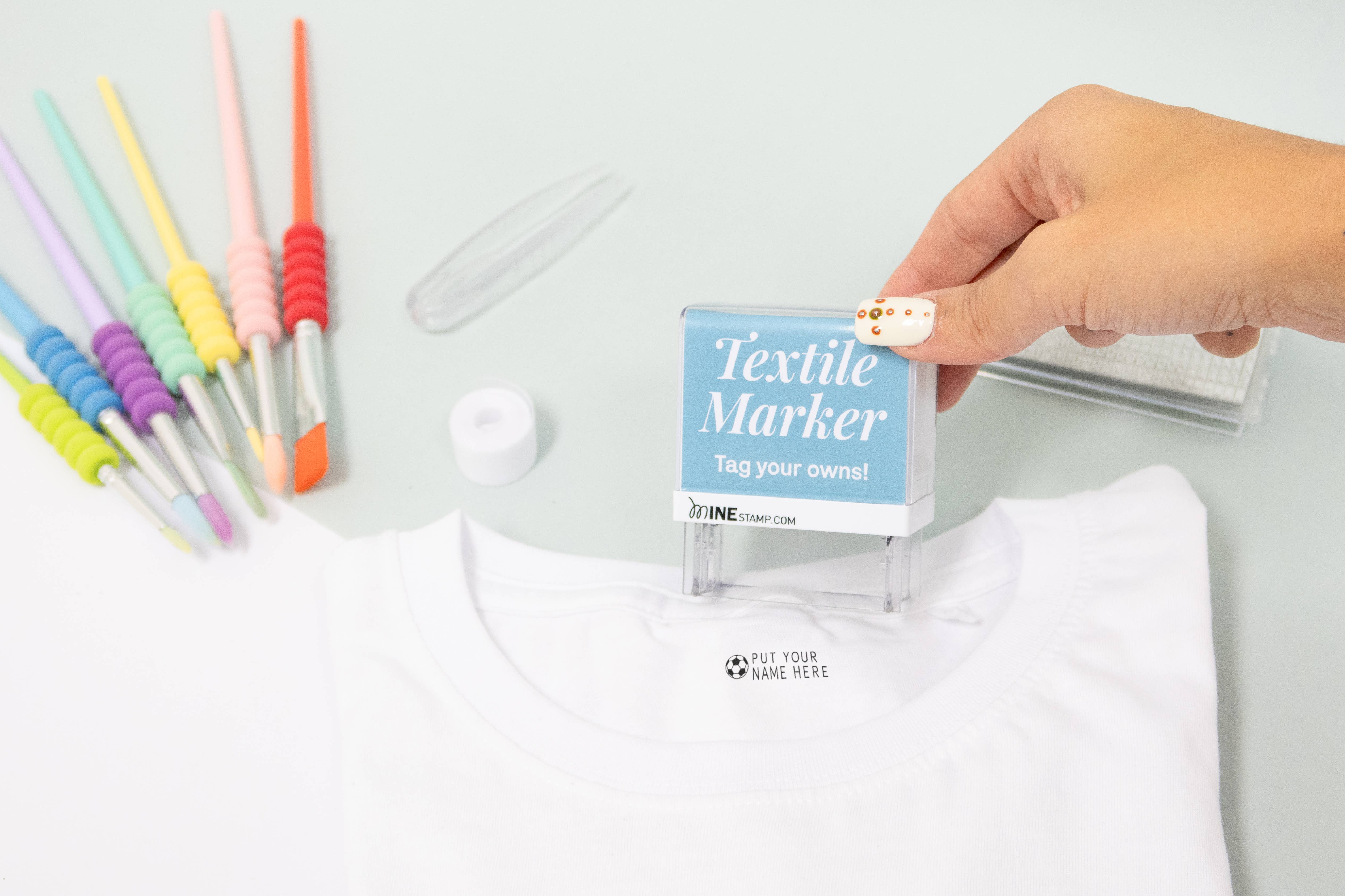 Sellos Mine S.L - Wholesale Rubber/Decorative Stamp - MineStamp - Personalised clothing bookmark3