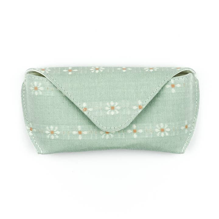 Mint Julep Woven Soft Fabric Glasses Case, Glasses Pouch for wholesale by Ingrid Allen