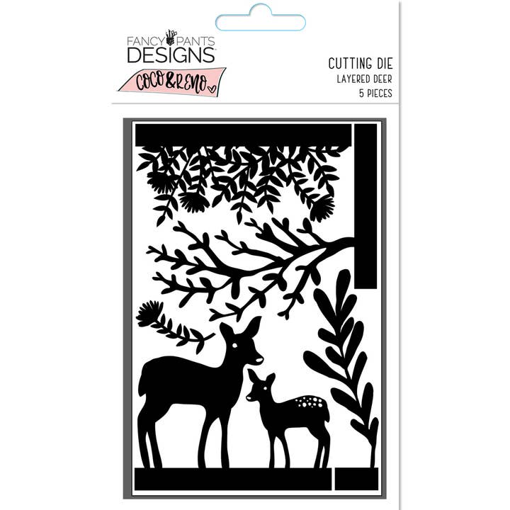 Cutting die: Layered Deer for wholesale by Fancy Pants Designs