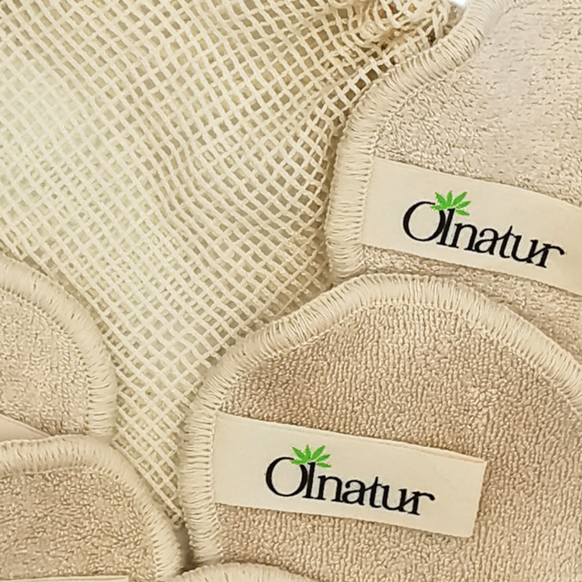 Max-Link Solutions Ltd – wholesale Sminkborttagning – Olnatur bambukuddar och bomullspåse, sminkborttagningsdynor1