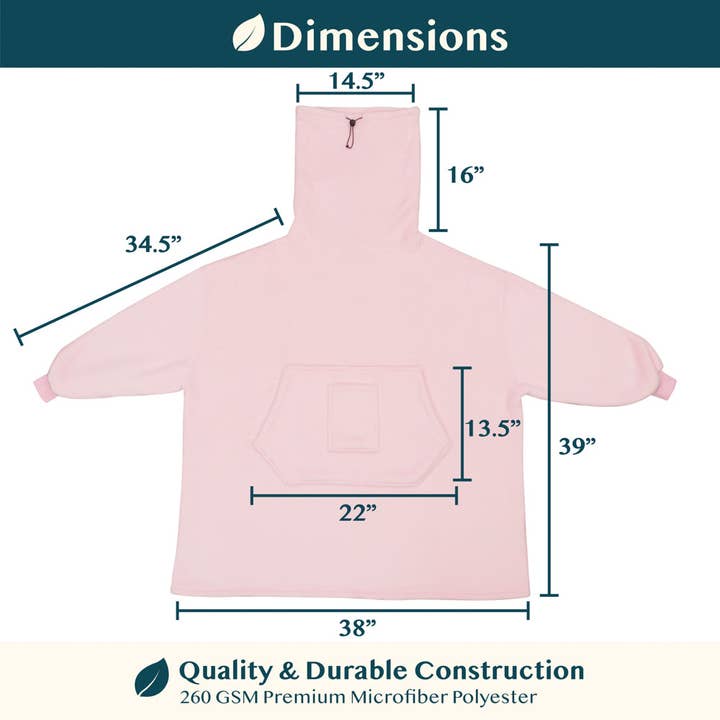 Pavilia - Wholesale Throw Blanket - Neck Warmer Sweatshirt Hoodie Blanket33