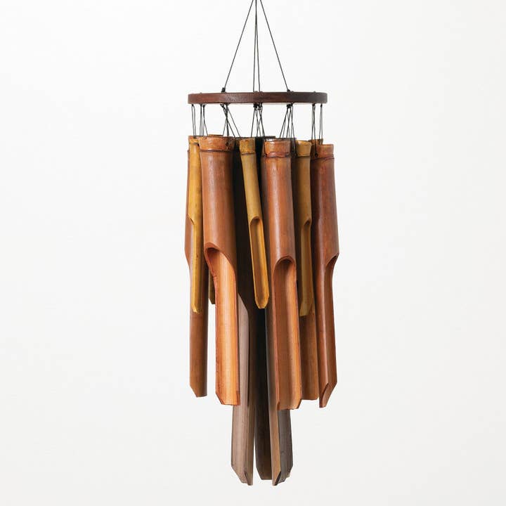Trio Bamboo Chime for wholesale by Woodstock Chimes