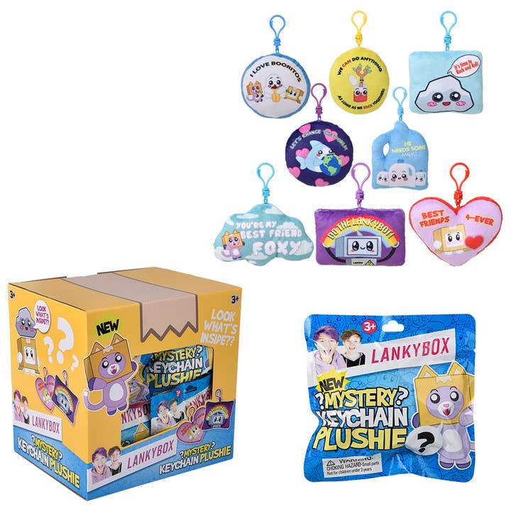 Bonker Lankybox Mystery Backpack Clip 18ct Plush - LLB Toys and other Purchase Wholesale kesser kuhlbox. Free Returns & Net 60 Terms on Faire trending on Faire.