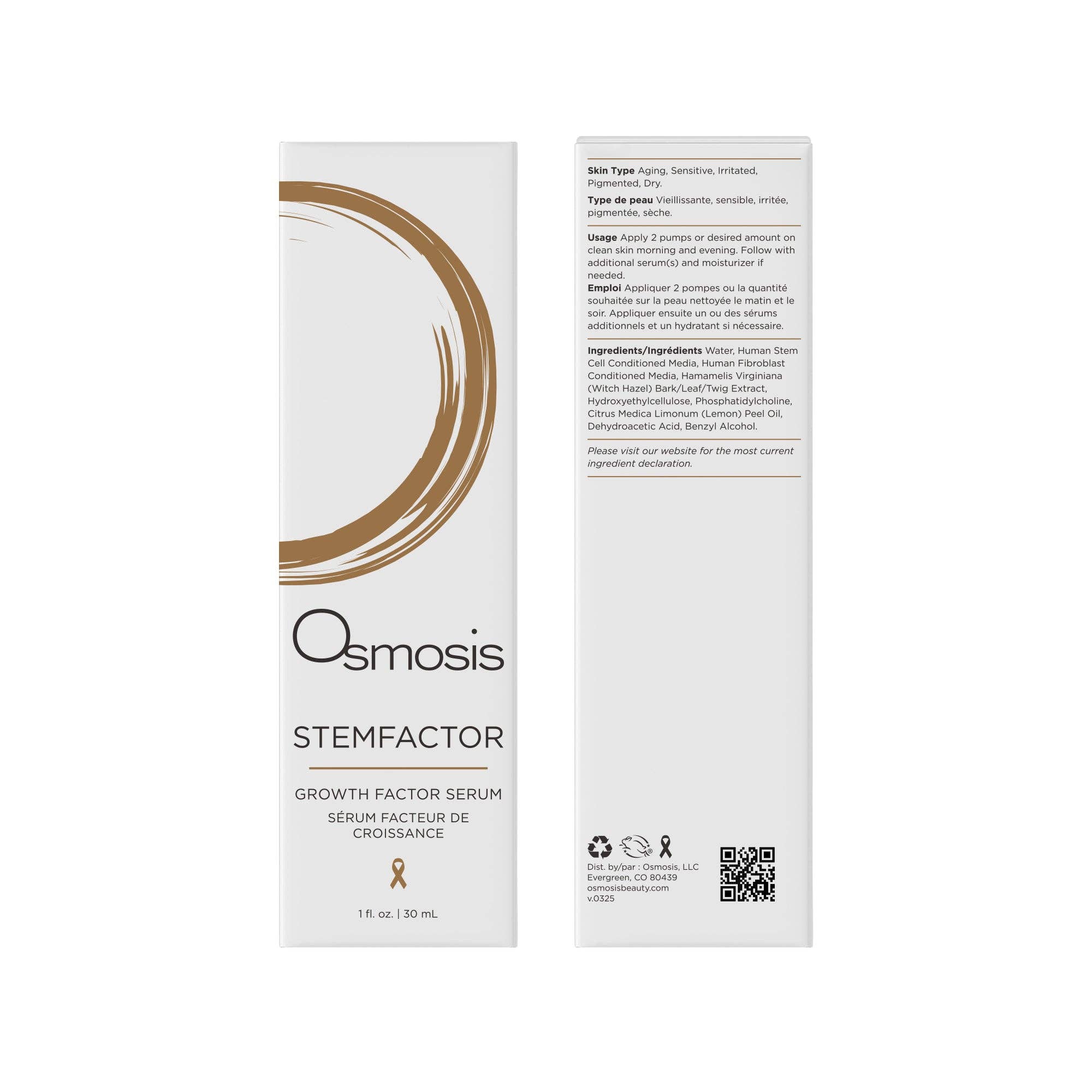 Osmosis - Wholesale Facial Serum/Concentrate - StemFactor1