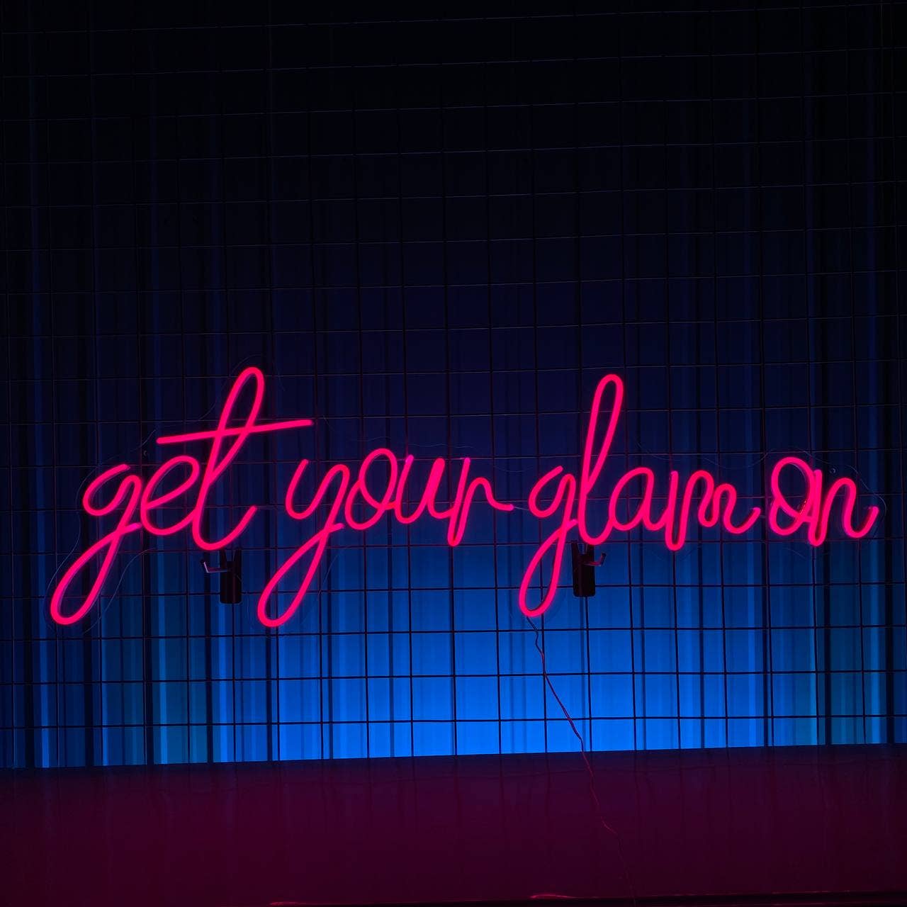 Glow Neon - Wholesale Neon Sign - Get Your Glam On Neon Sign, Quote Wall Sign Deco6