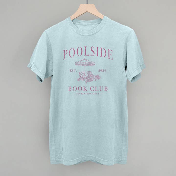 Ivy + Cloth - Wholesale Screen Printed T-Shirt - Women's - Poolside Book Club