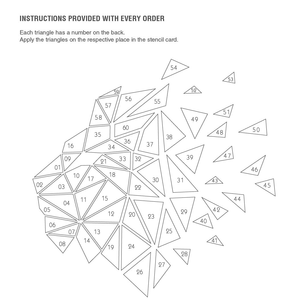 Guipp-Decor - Decoriy - Wholesale Wall Accent - Geometric Lion Head 3D Wall Art2