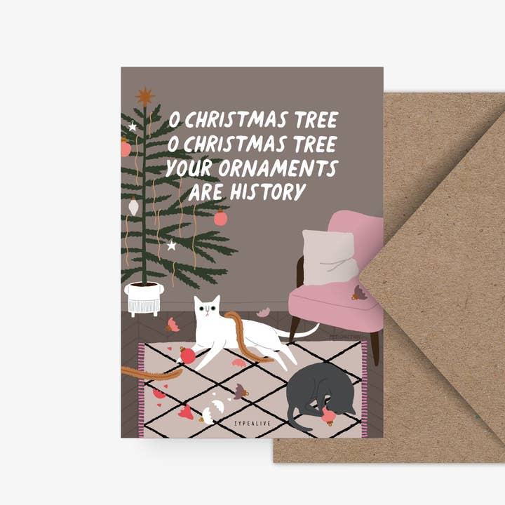 Postkarte / Petisfaction "Cats" Ornaments für den Großhandel von typealive