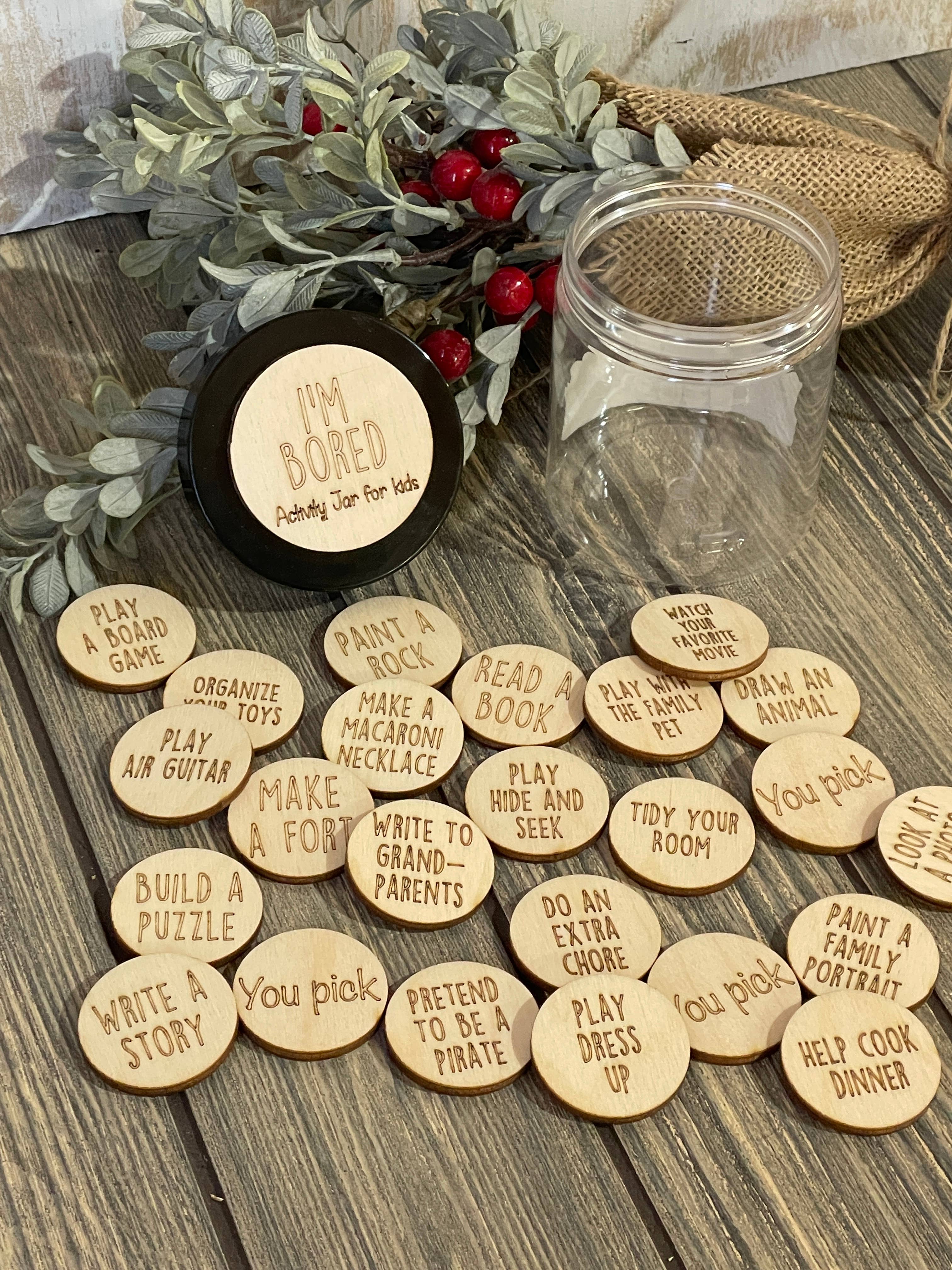 The Lantern Boutique - Wholesale Jar - Keep Kids Entertained with the "I'm Bored" Activity Jar!0