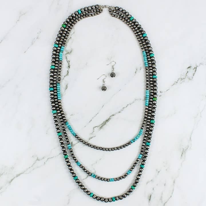 Collar Western, diseño de cuentas en capas para venta al por mayor de Your Fashion Wholesale