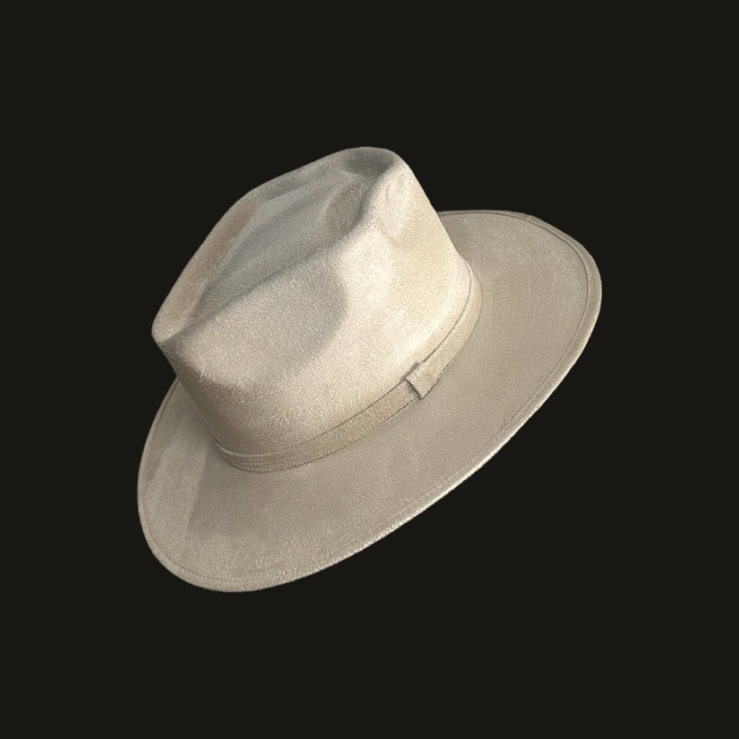 Nati Natash - Vendita all'ingrosso Fedora - Unisex - Cappello stile freccia con tesa piatta in suede vegano18