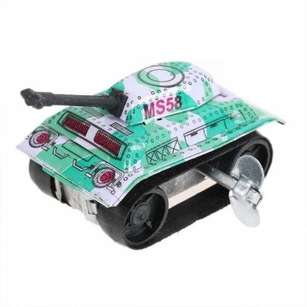 giftland - Venta al por mayor Juguete de cuerda - Niños - Tanque de juguete de hojalata con cuerda0