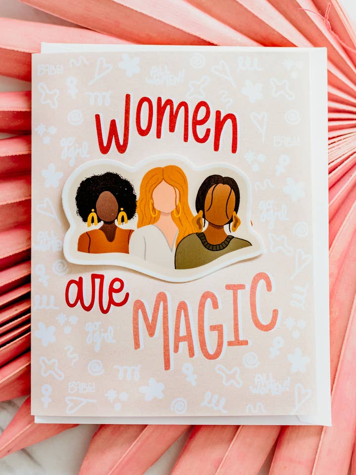 Tarjeta adhesiva | Las mujeres son mágicas para venta al por mayor de Hands Producing Hope
