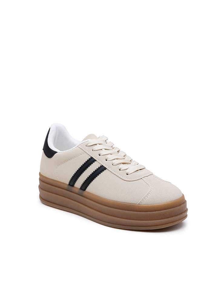 CEREZA - Wholesale Lifestyle trainers – Women′s - Women Thick Sole Retro Casual Trainers Sneakers10