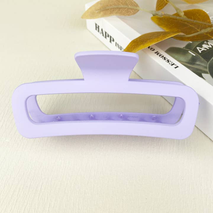 mildstyles – Engroshandel Hårspænde - Dame – Frostet rektangulært hårspænde3